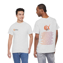 Laden Sie das Bild in den Galerie-Viewer, UX Festival 2026 Unisex Supporter T-Shirt (Keywords Light)