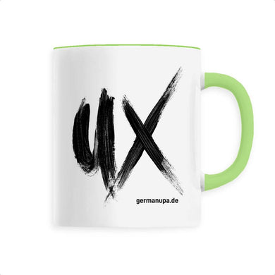 UX Pinsel schwarz - Keramik-Tasse