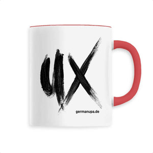 UX Pinsel schwarz - Keramik-Tasse