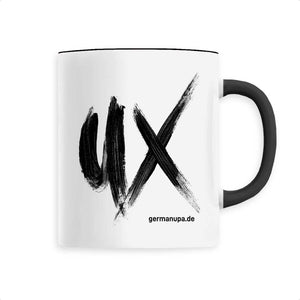 UX Pinsel schwarz - Keramik-Tasse