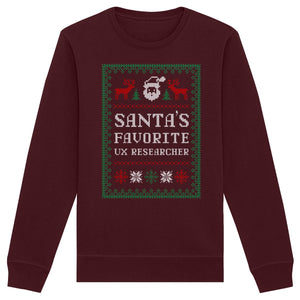 Santa's Favorite UX Researcher Sweater