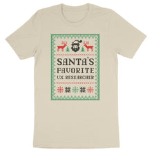 Laden Sie das Bild in den Galerie-Viewer, Santa&#39;s Favorite UX Researcher T-Shirt