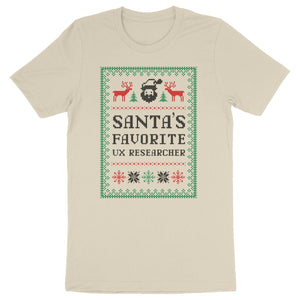 Santa's Favorite UX Researcher T-Shirt