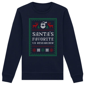 Santa's Favorite UX Researcher Sweater