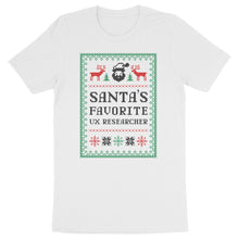 Laden Sie das Bild in den Galerie-Viewer, Santa&#39;s Favorite UX Researcher T-Shirt