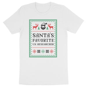Santa's Favorite UX Researcher T-Shirt