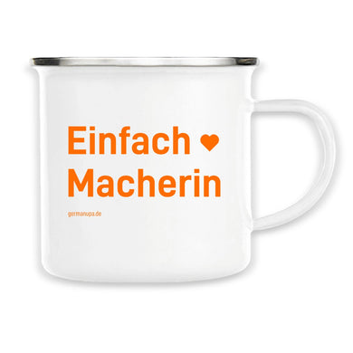 Emaille-Tasse - Einfachmacherin