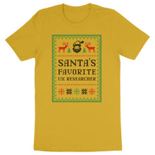 Laden Sie das Bild in den Galerie-Viewer, Santa&#39;s Favorite UX Researcher T-Shirt