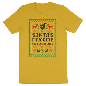 Santa's Favorite UX Researcher T-Shirt