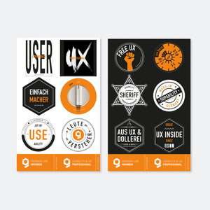 UX Sticker-Set
